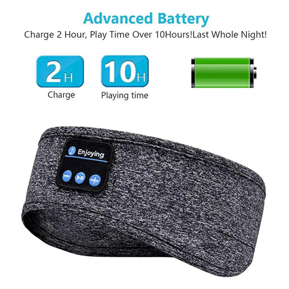 Bluetooth Headband Sleep Headphones with Eye Mask 