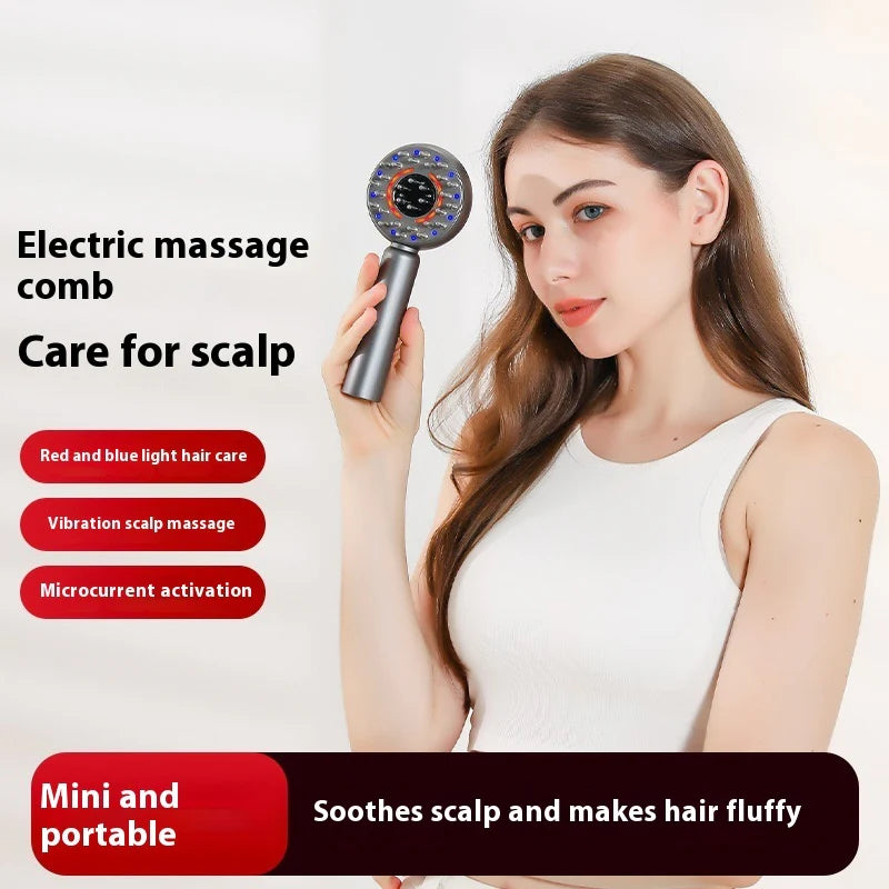 Rechargeable Massage Comb – Scalp Massager for Hair Care & Oil Control