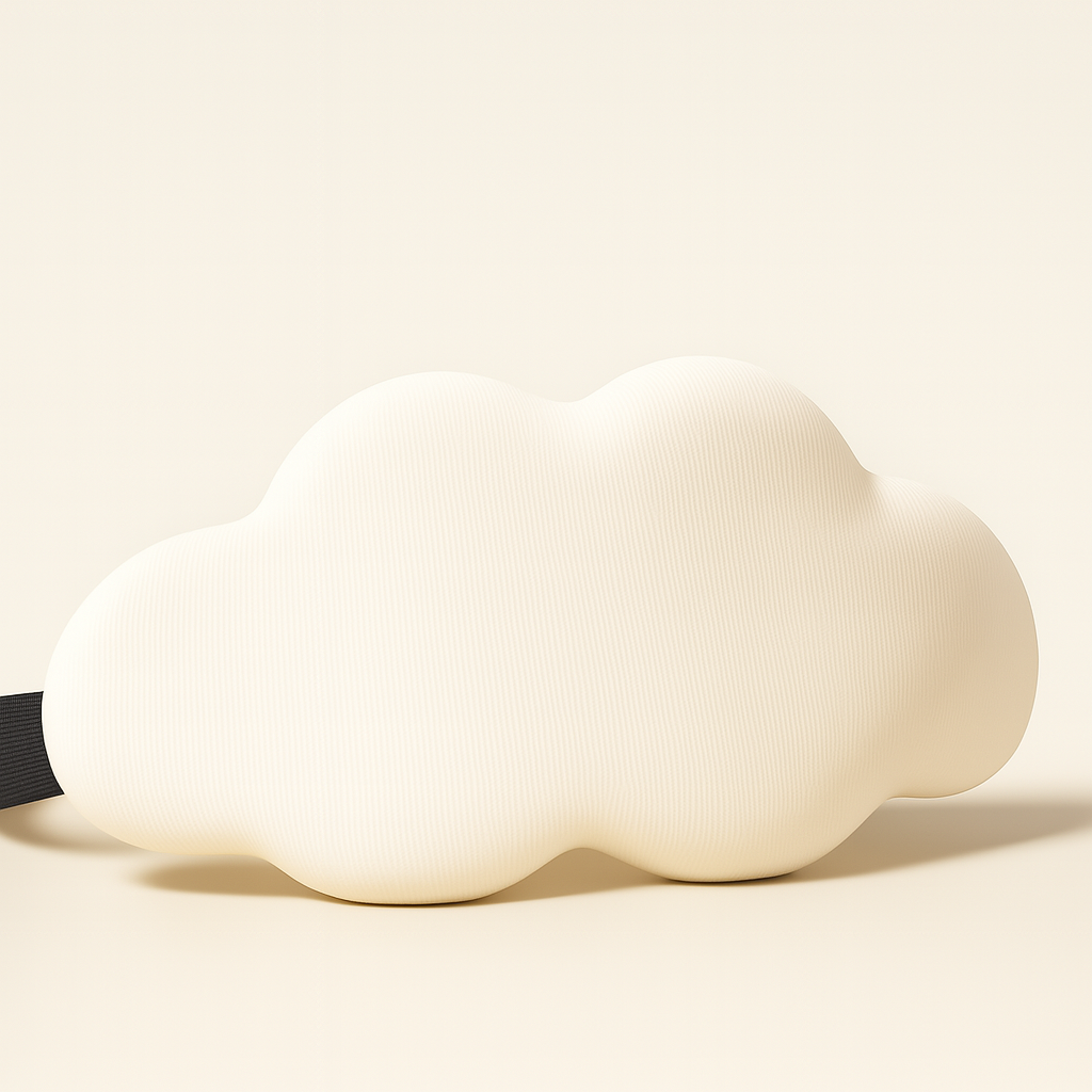 Contoured Puffy Cloud Sleep Eye Mask - Ultra Lightproof and Comfortable