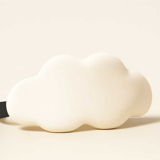 Contoured Puffy Cloud Sleep Eye Mask - Ultra Lightproof and Comfortable