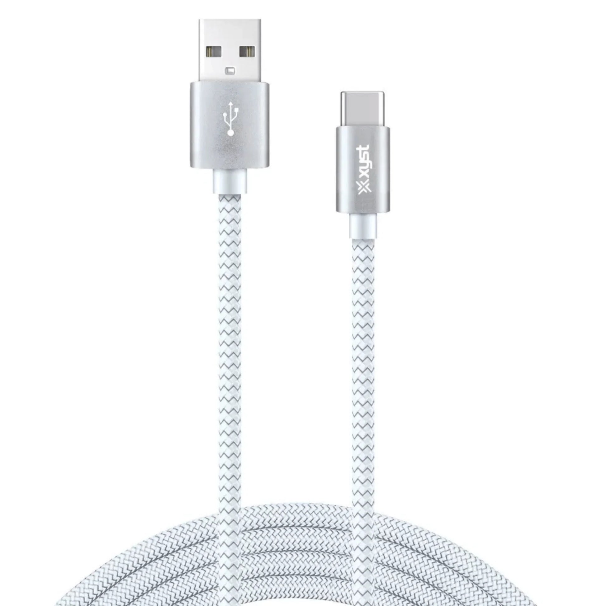 Xyst 10 ft USB‑A to USB‑C Braided Charging Cable – Extra Long Nylon Cable