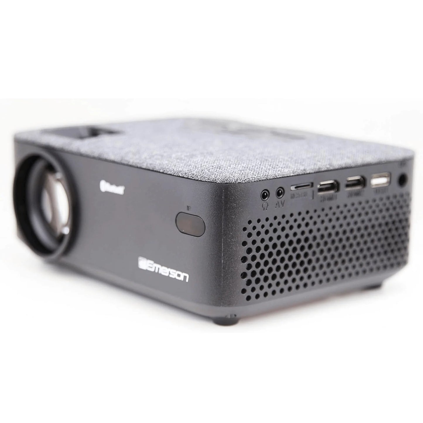Emerson Portable LED Projector with Screen & Carry Case – Compact Home Theater for Movies, Sports & Presentations
