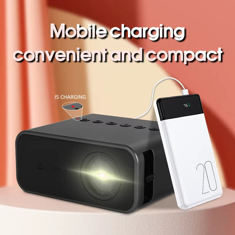 Xiaomi Portable Mini Home Projector – Compact HD Projector for Movies, Gaming & Kids' Entertainment