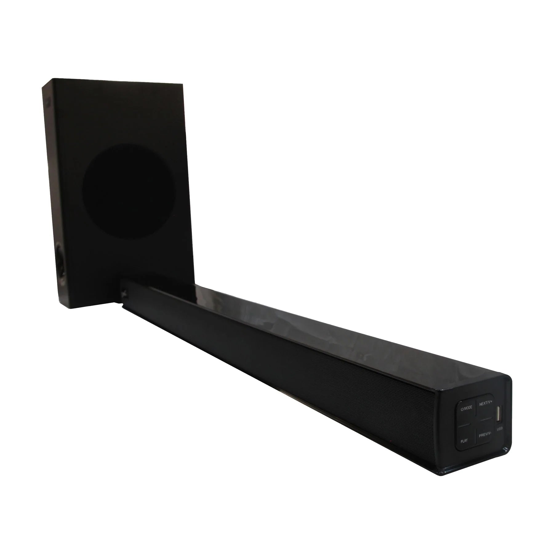 Supersonic 35″ Optical Bluetooth Soundbar & Subwoofer – Home Theater Speaker System with LED Display & Multiple Inputs