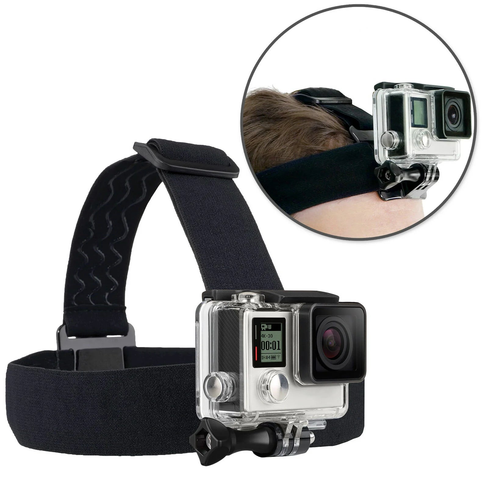 GoPro Accessories Kit 27-in-1 Mount Bundle – Chest Harness, Head Strap, Suction & Handlebar Mounts for Hero 11/10/9/8/7/6 and More