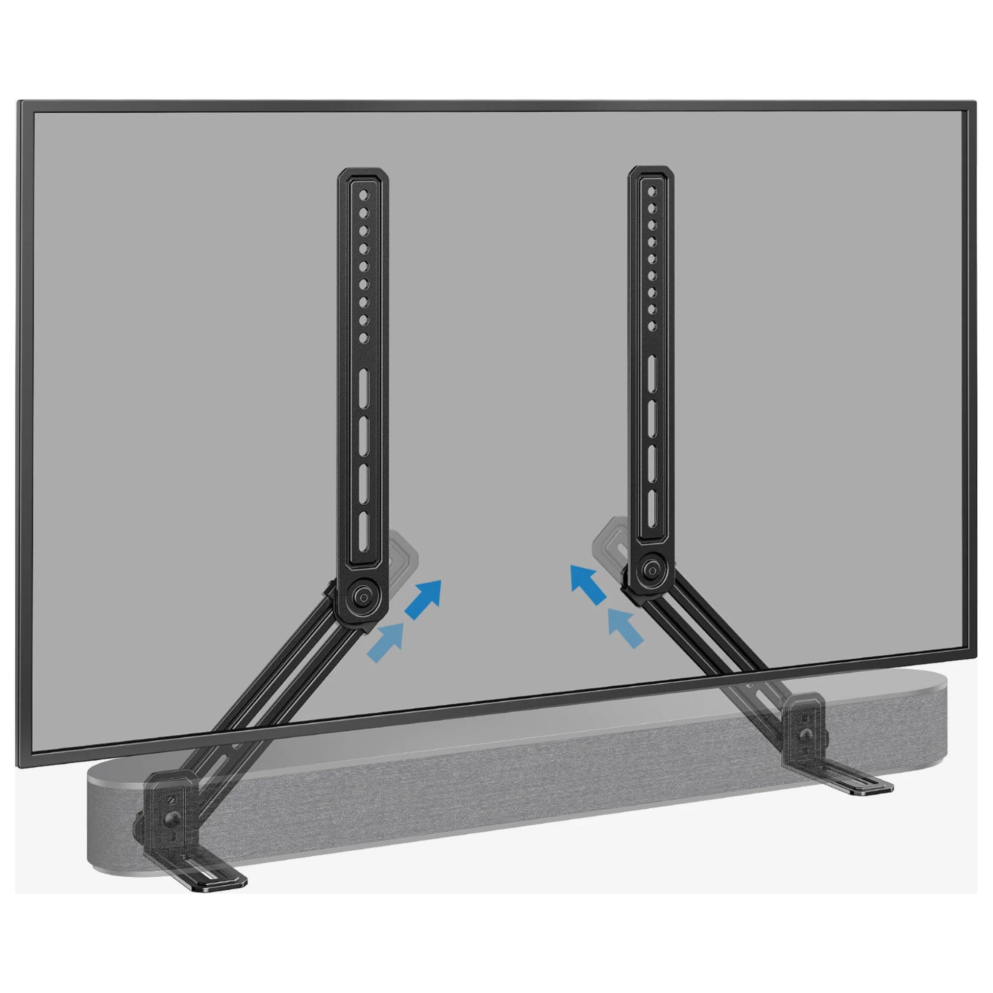 Ergoav Universal Soundbar Mount – Adjustable Soundbar Bracket for TVs with 15 lb Capacity