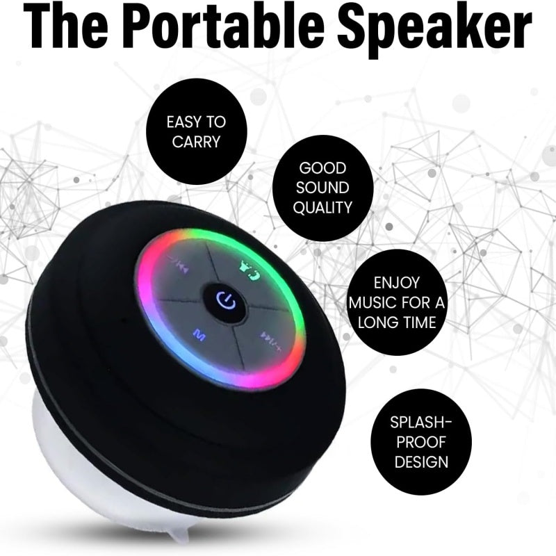 GUIDE Portable Bluetooth 5.0 Mini Speaker – Compact Wireless Speaker with Rechargeable Battery & Hands‑Free Calls