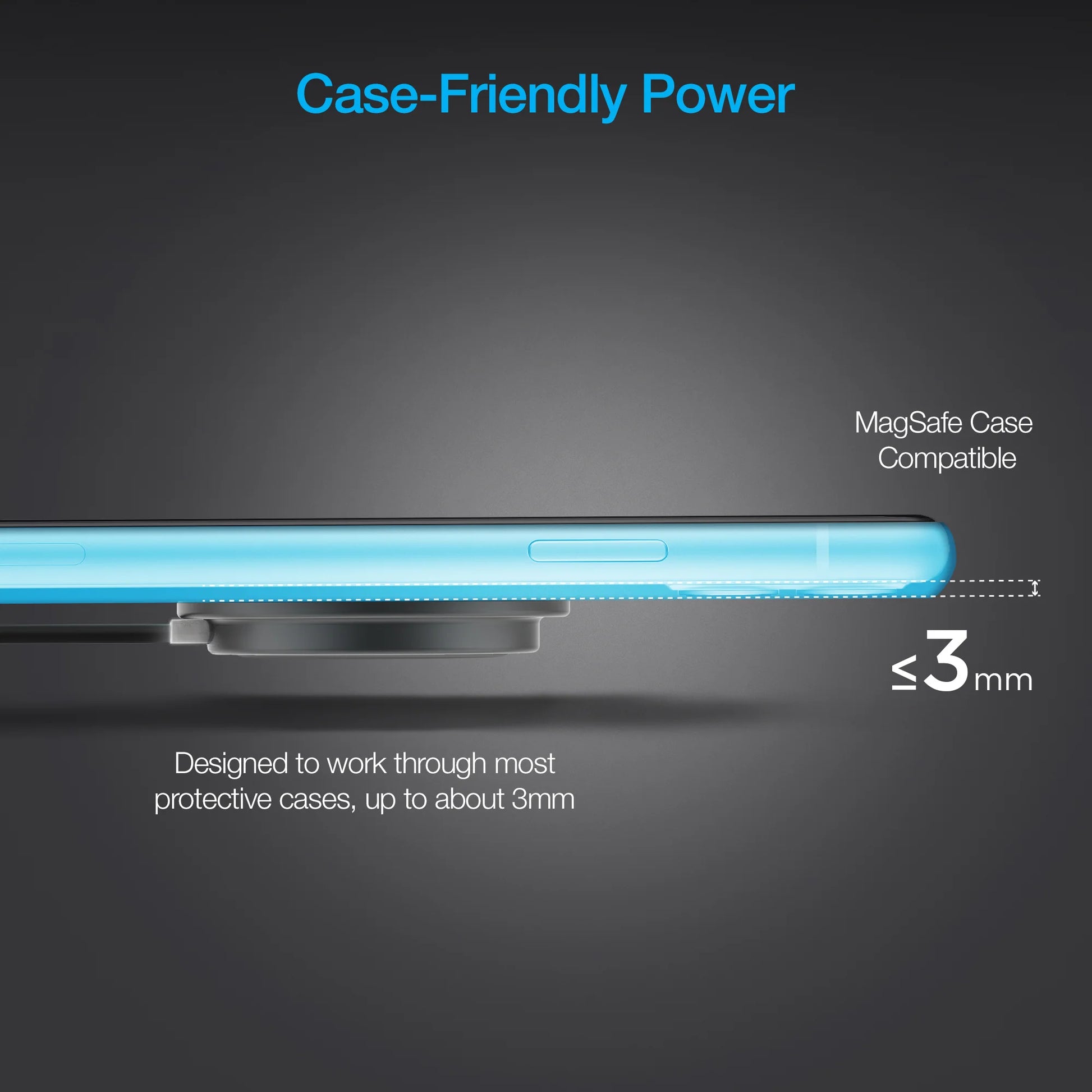 Naztech Alloy Magnetic 15W Wireless Fast Charger – MagSafe-Compatible Charger with Powerful Alignment Magnets & Slim Aluminium Design