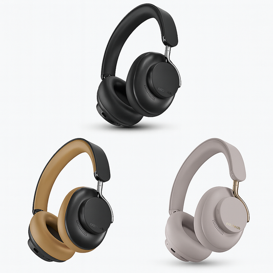 Naztech Aura 360 ANC Wireless Headphones – Titanium Drivers & 24H Playtime
