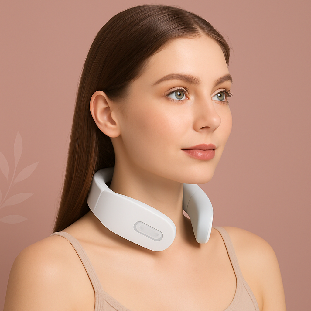 Bella2Bello K3 Wireless Intelligent Neck Massager – Heated Pulse Therapy with Adjustable Modes & Ergonomic U‑Shape